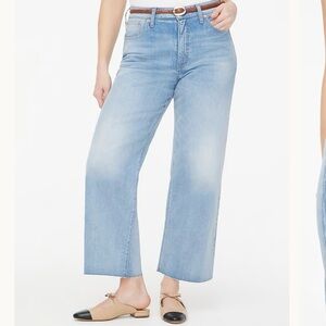 J. Crew Wide Leg Crop Jeans